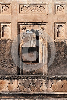 Detail decorative of Dauji Ki Kothi in Orchha