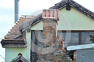 Brick-made chimney