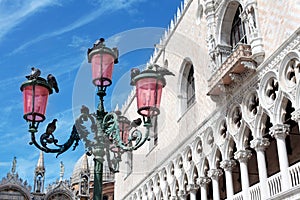 A detail of the Doge palace