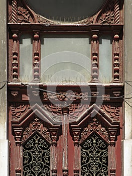 Detail of door in Lisbon. Portugal.