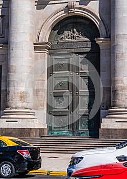 Banco de la Nacion Argentina on National bank on Plaza de Mayo photo