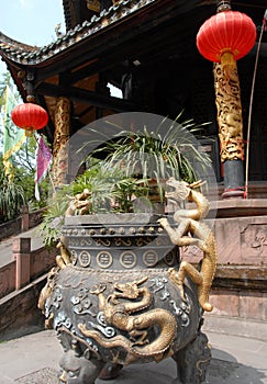 The Green Ram Temple in Chengdu, China