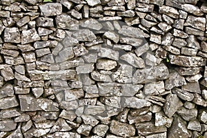 Detail of a Dry Stone Wall