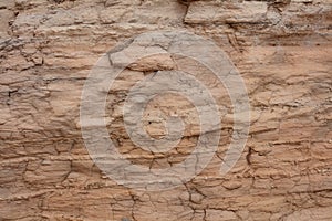 Detail of Eroded Rock Face in Castle Rock Badlands