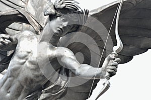 Detail of Eros Statue photo