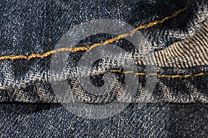 Detail fabric jeans