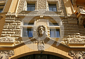 Detail of the facade