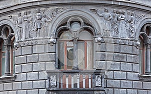 Detail of the facade