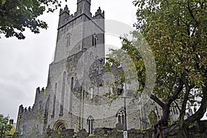 Detail of the facade of the cathedral of Sta Mary in Limerick, Ireland