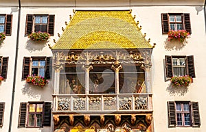 Goldenes Dachl at Innsbruck in Austria photo