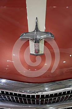 Detail of Fiat Granluce CoupÃ© - Vintage Collector Car on Exhibition Produced in 1956