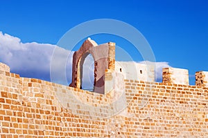 Detail of Firkas Fortress in Chania