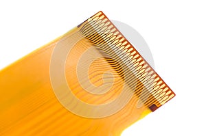 Detail of flexed printed circuit board (FPC)