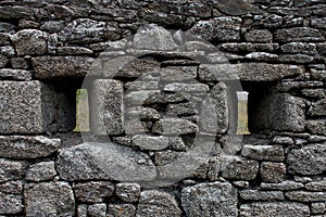 Detail of Fort du Cabellou, Southern Brittany photo