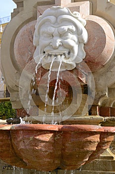 Detail fountain in Seville