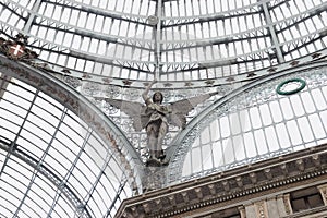 Detail of Galleria Umberto I in Naples