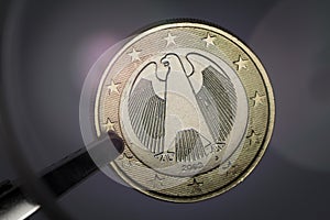 Detail of a German Euro
