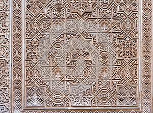 Detail of Gilded Room (Cuarto dorado) at Alhambra photo