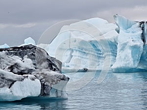 Glacier lagoon in JÃ¶kulsÃ¡rlÃ³n, Iceland photo