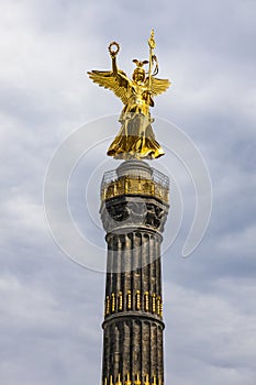 Victory Column Siegessaeule in Berlin, Germany photo