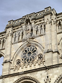 Detail of gothic cathedral