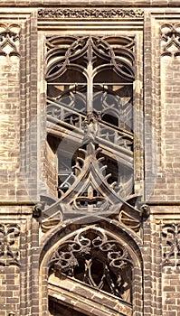 Detail of the Gothic Meissen Cathedral