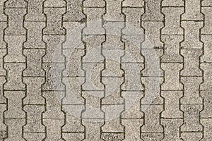 Detail of grey floor stones