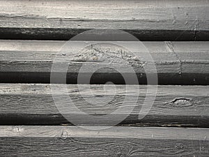 Detail of Grey Wooden Fence Structure Background