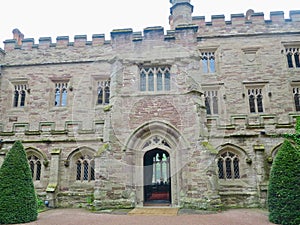 Detail of Hampton court castle