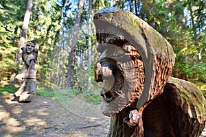 Detail. Hill of Witches. JuodkrantÃ©. Lithuania