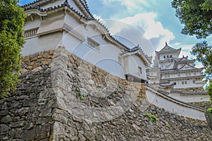 Detail Of Himeji Castle Japan