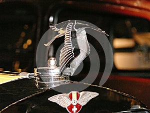 Detail of a Hispano-Suiza car photo