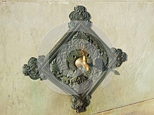 Detail of historic fountain in Istanbul, Kaiser Wilhelm fountain