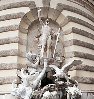 Detail Hofburg, Vienna
