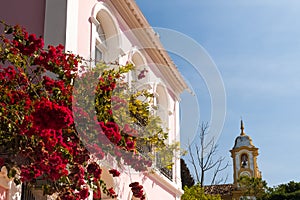 Detail of a house of the 18th century in Tiradentes, Brazil