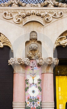 Detail of the house LleÃ³ Morera in Barcelona, 1902 project by t