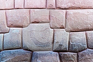 Detail of Inca`s perfect stonework