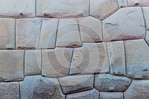 Detail of Inca`s perfect stonework