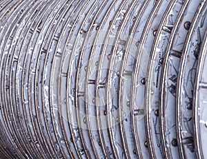 Detail of industrial disk dryer