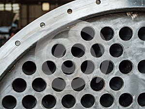 Detail of industrial heat exchanger photo