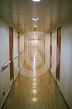Detail of interior of a cruise ship