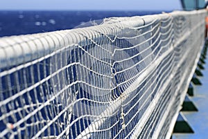 Detail of interior of a cruise ship