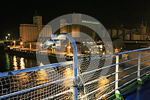 Detail of interior of a cruise ship