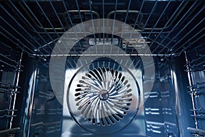 Modern oven built with fan