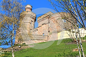 Detail of Inverness Castle, Scotland