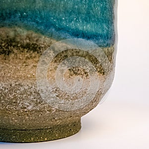 Detail of Japanese handmade pottery merchandise from Tokoname.