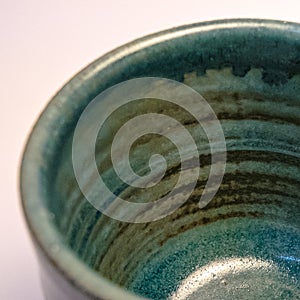 Detail of Japanese handmade pottery merchandise from Tokoname.