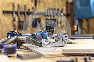 Detail of a jointer biscuit