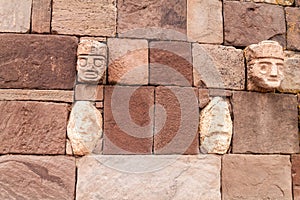 Detail of Kalasasaya structure at Tiwanaku