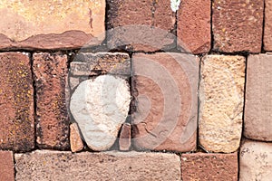 Detail of Kalasasaya structure at Tiwanaku